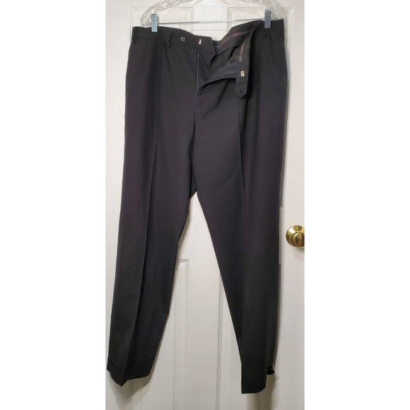 Lauren Ralph Lauren Other - Lauren Ralph Lauren Men’s Dress Pants 38x32 Black Wool Blend Flat Front